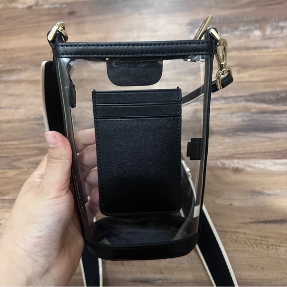 Kate Spade Transparent Crossbody with Black Trim - Picture 4 of 6